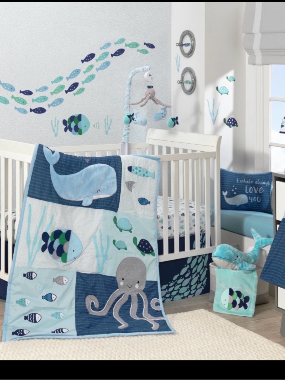 Lambs & Ivy Oceania Nursery Set